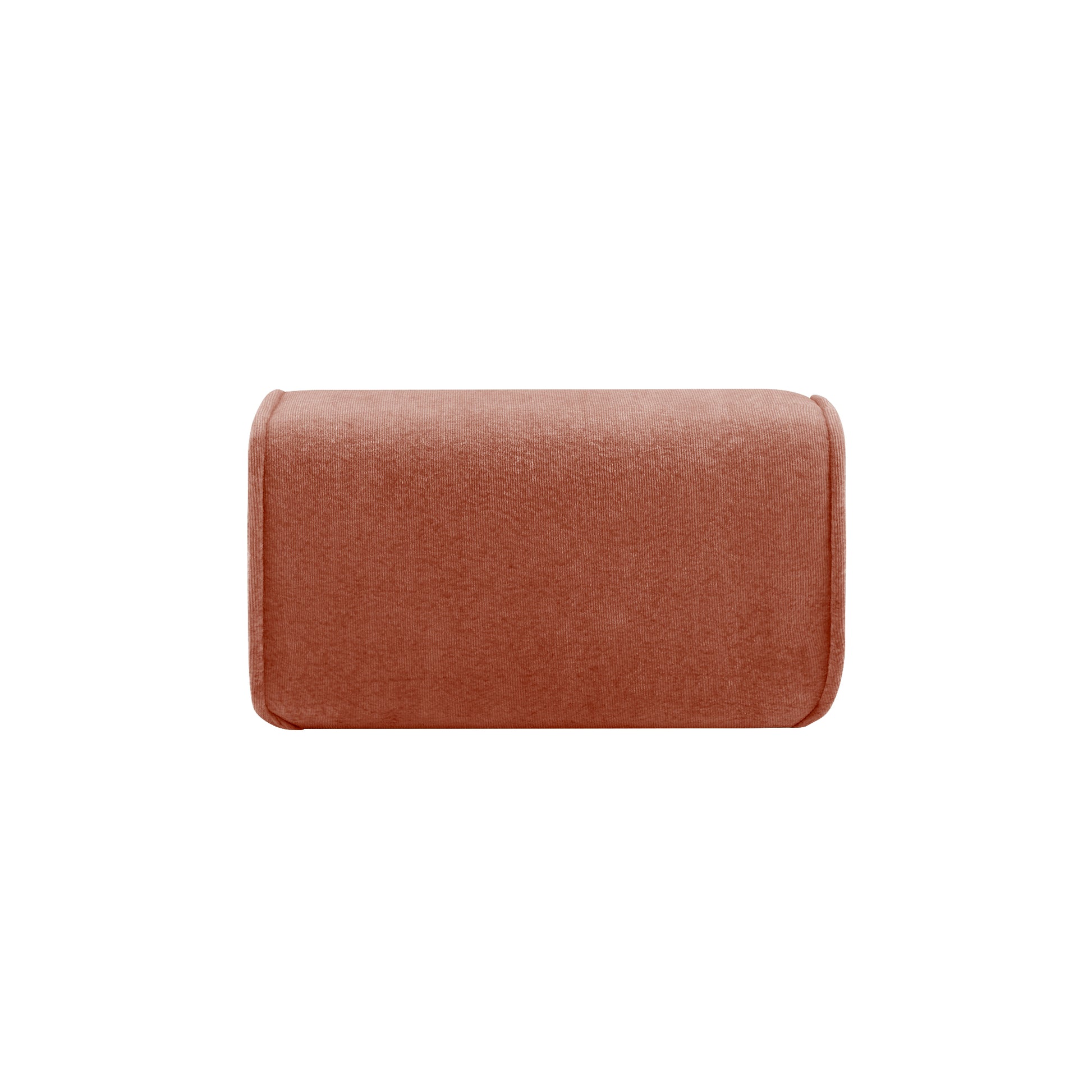Harrison Ottoman Velvet-Red image 6