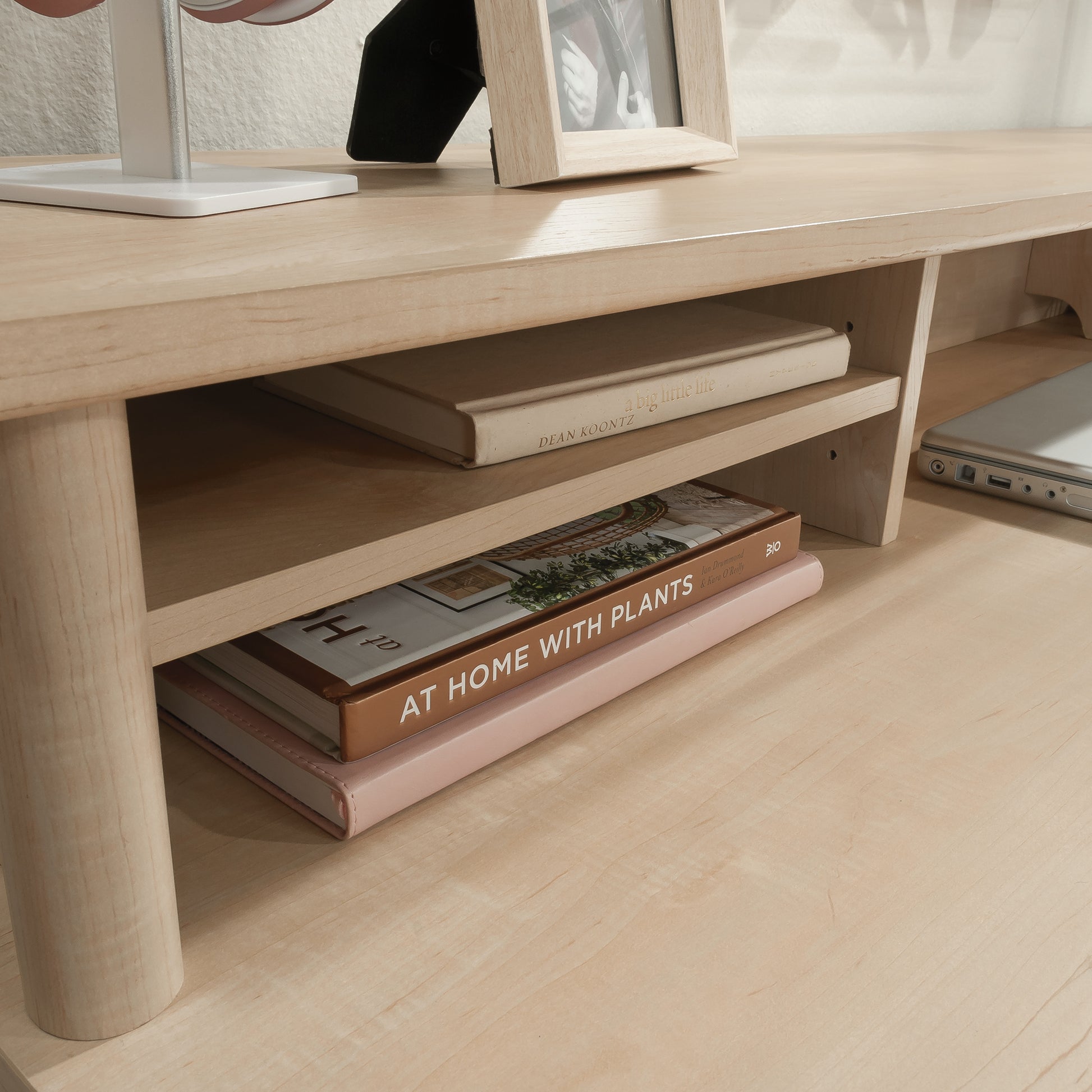 Hutch with Storage Cubbyholes, Maple finish image 6