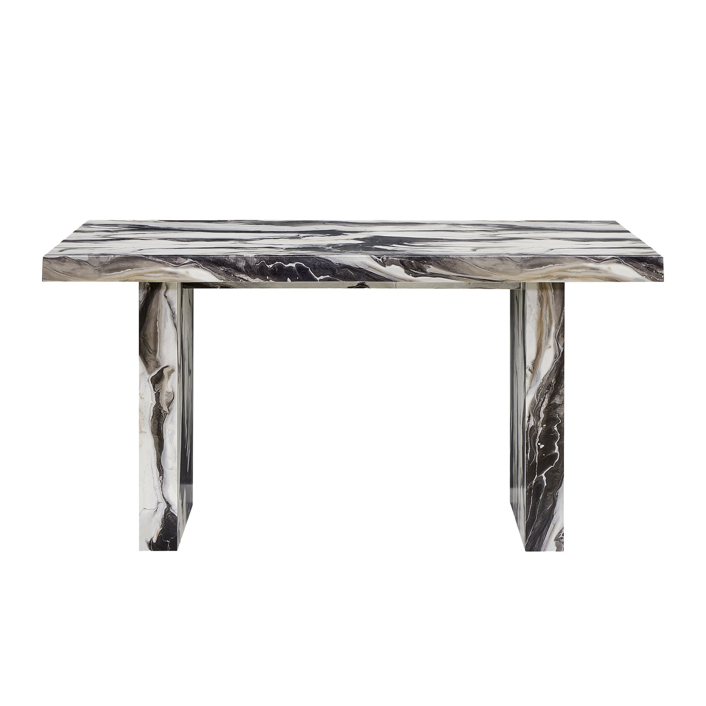Cavira Modern Faux Marble Counter Height Dining Table image 8