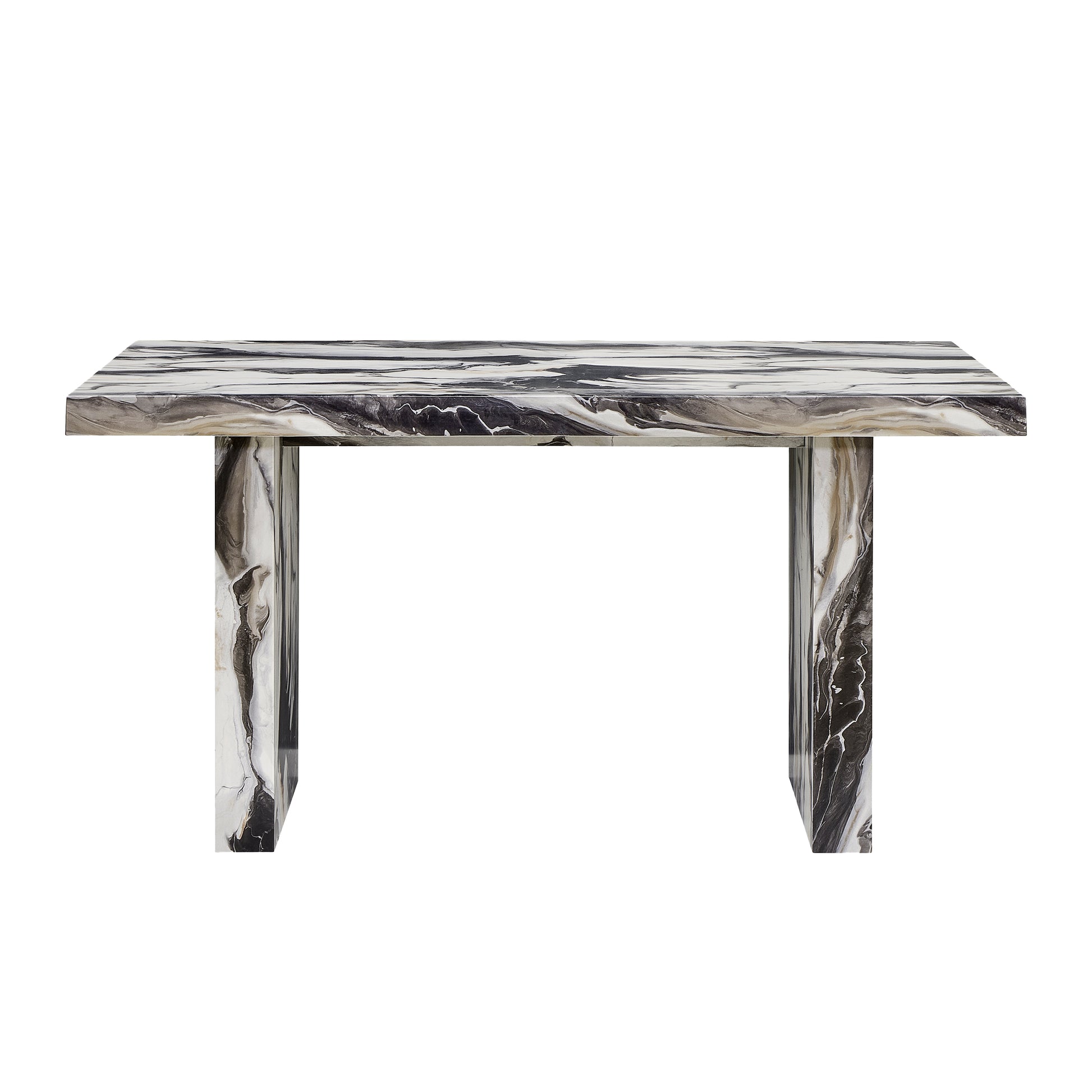 Cavira Modern Faux Marble Counter Height Dining Table image 8
