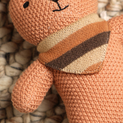 100% Handmade Cotton knitted Soft Baby Bunny Plush Toy
