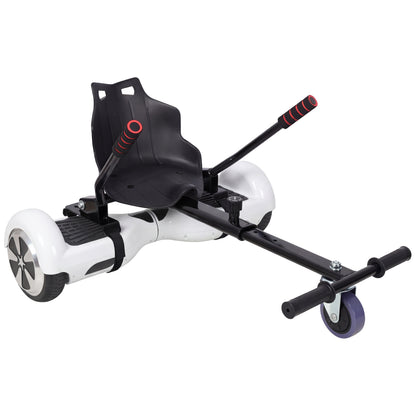 Hoverboard Seat Attachment Go-Kart,Fits 6.5" 8"10" Hoverboards,Sturdy Adjustable Off-Road Frame,Hover Cart for Family Fun,not include Hoverboard,Black image 2