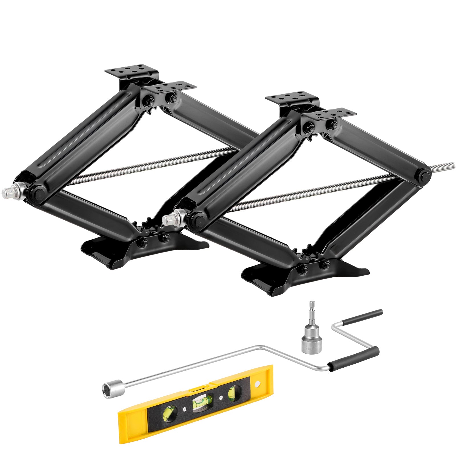 RV Scissor Jacks 9000 lbs 23.4 in RV Stabilizer Leveling Scissor Jacks Set of 2 image 1
