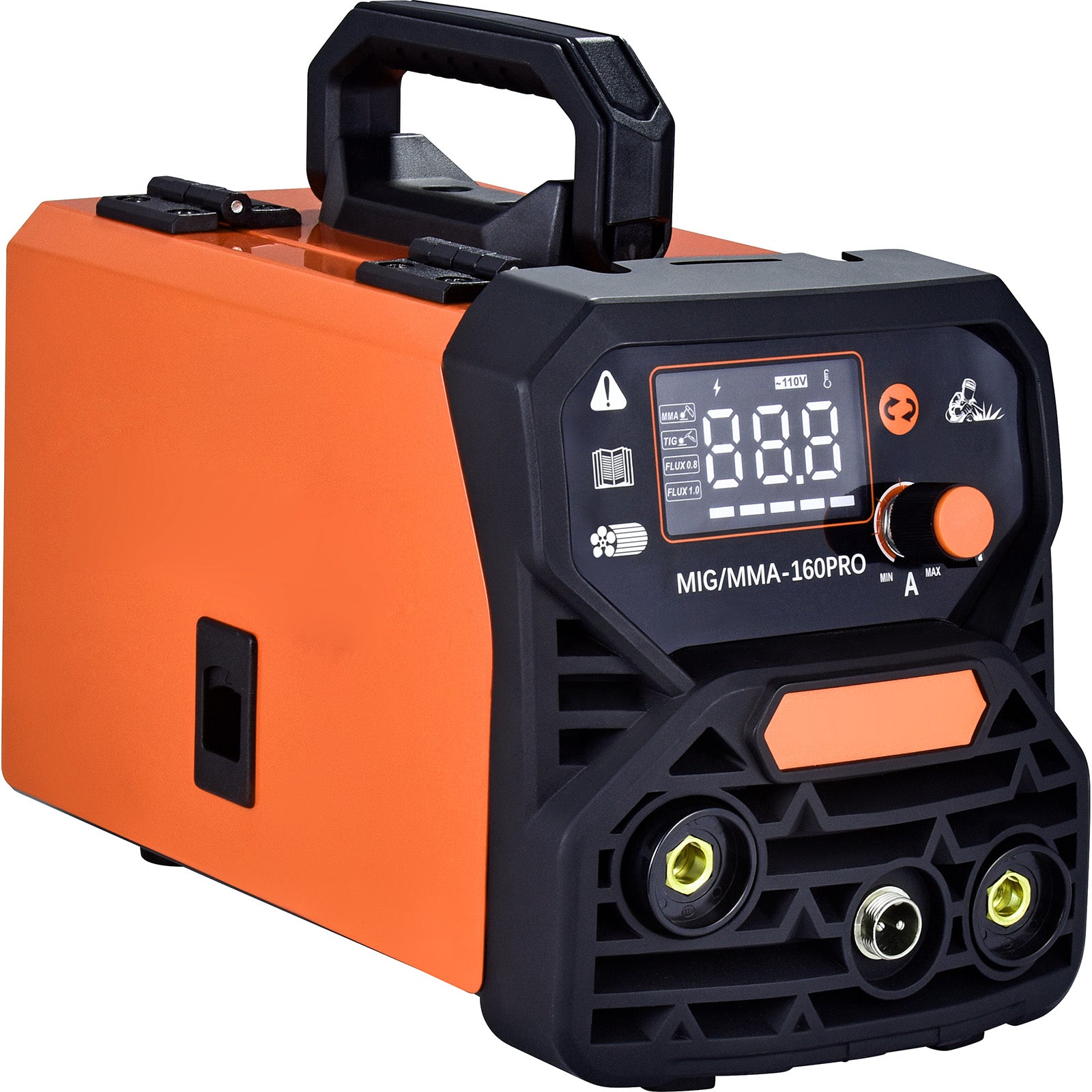 Dual Voltage 4-in-1 Welding Machine, MMA/MIG-160 Pro Portable Inverter Welder Multifunctional Electric Welders image 1