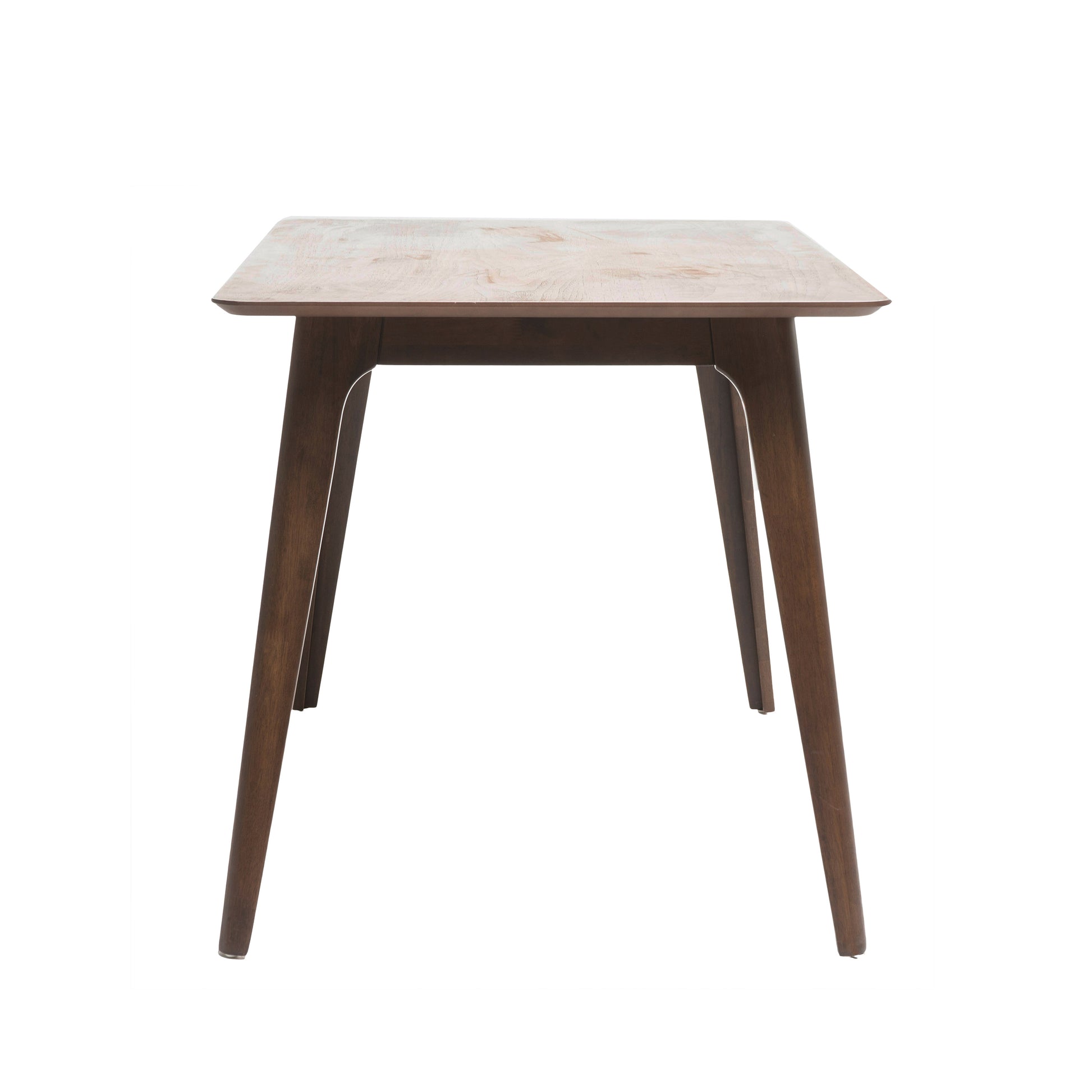 [Video] 5-Piece Dining Set 1 Table 4 Chairs, Rubberwood Frame, Faux Wood Tabletop, Retro - Elegant for Kitchen & Family Dining, Walnut+Light Gray (same sku: N759S002001D) image 11