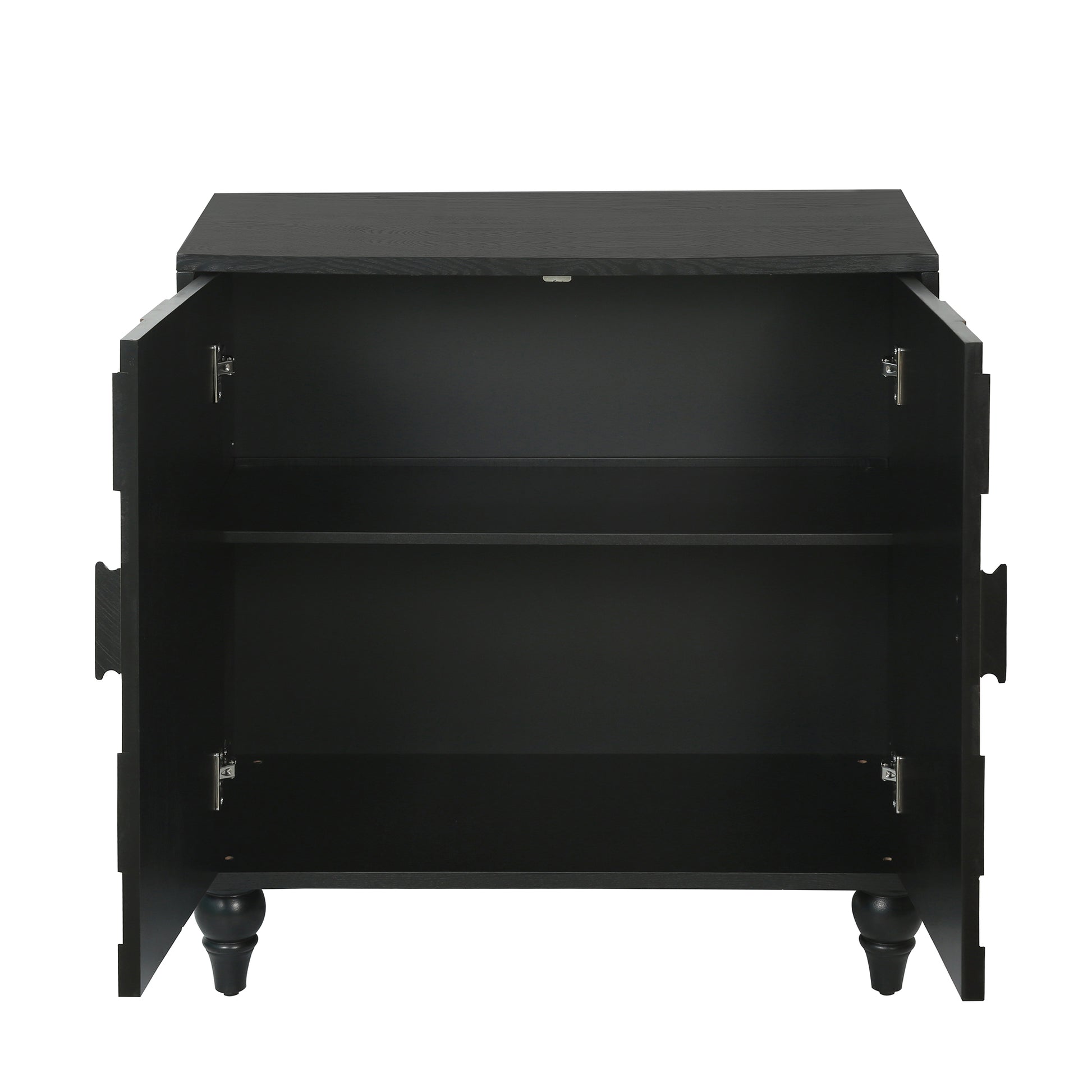 30.31" Sideboard With With Honeycomb Pattern, Modern Accent Cabinet image 12