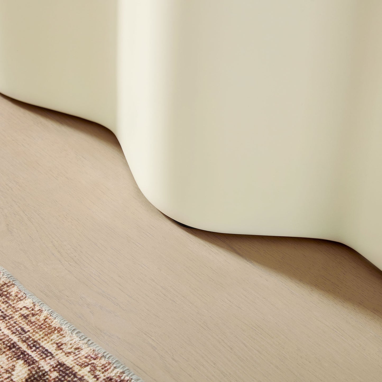 47.24 Inch Fiberglass Entryway Table for Living Room,Narrow Console Table, Modern Wavy Design Sofa Table Entrance Table for Hallway, Entrance,No need Assembly.W2582P427012 image 9