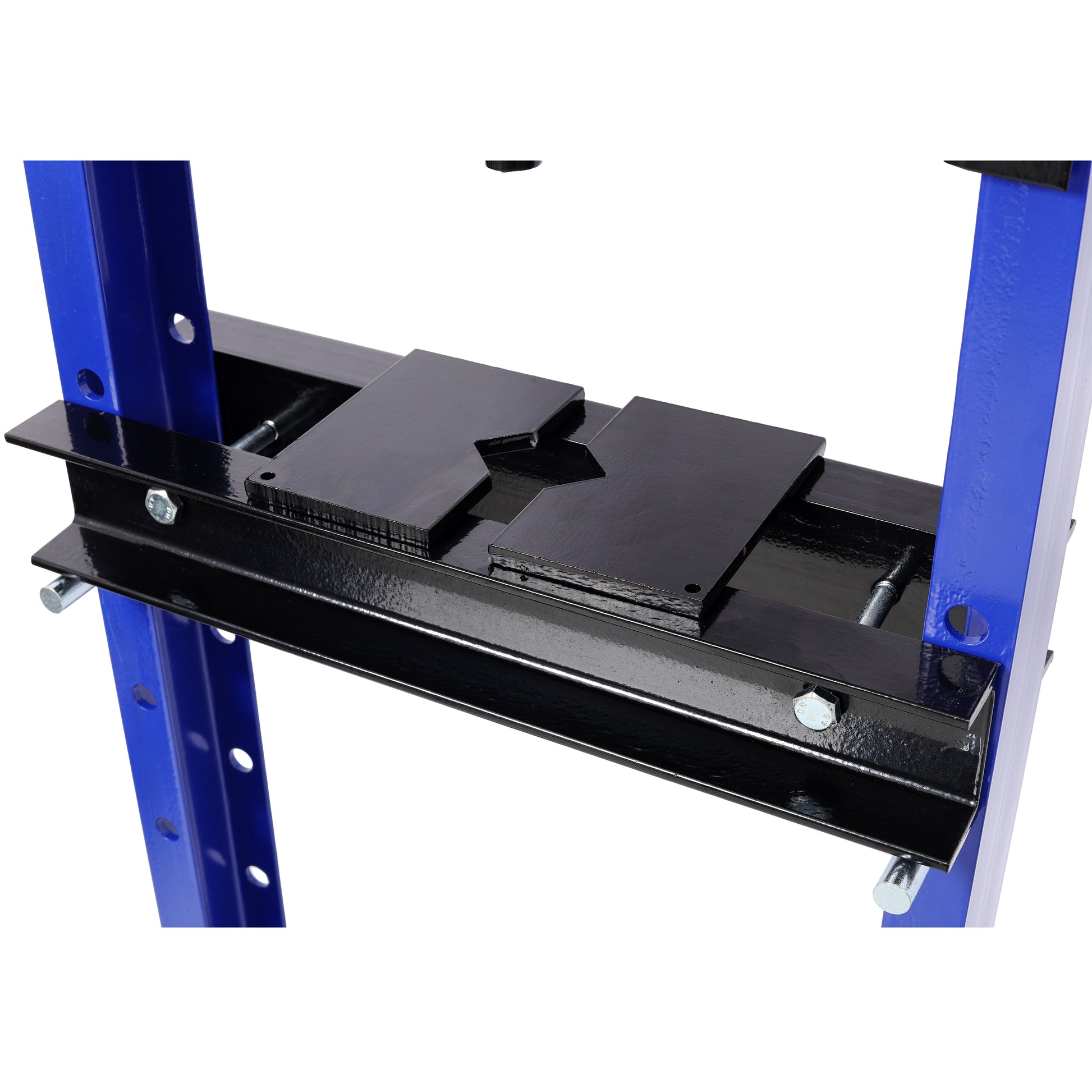12Ton Bottle Jack Shop Press with Gauge, Bend, Straighten, or Press Parts, Install Bearings, U-Joints, Bushings, Ball Joints, and Pulleys,Blue image 8