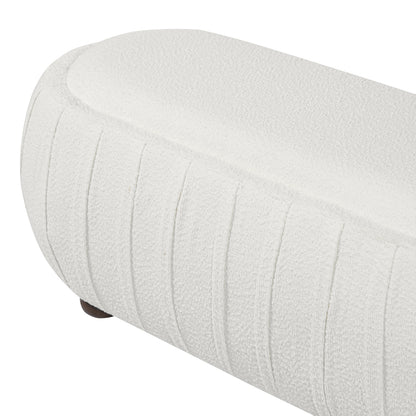 Upholstered Ottoman,Oval shape image 8