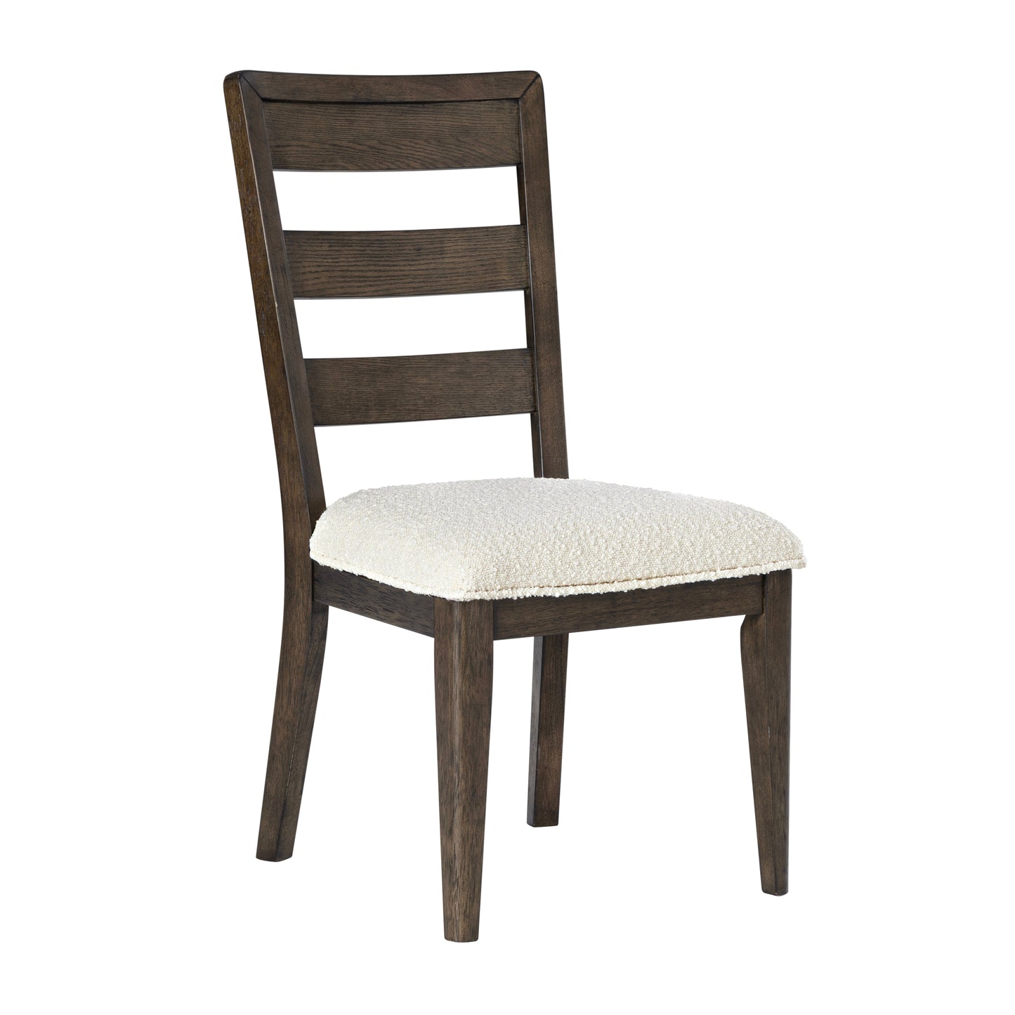 Dark Oak Upholstered Dining Chair, Set of 2 image 2