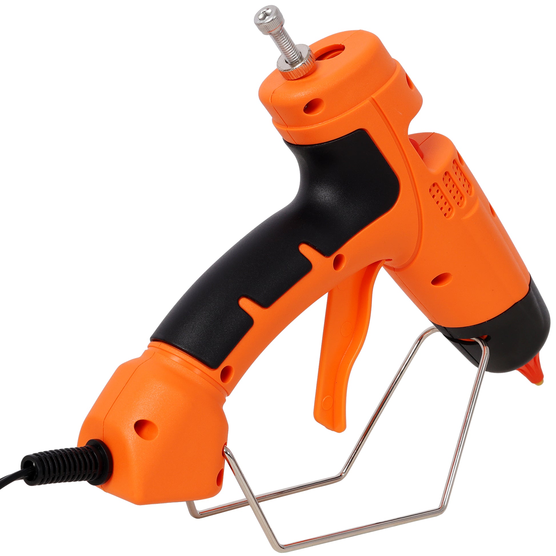 350W Hot Glue Gun, Professional Glue Gun with 4 Replacement Nozzles, DIY Craft Repair Thermo Tool with 24Pcs Highly Viscous Glue Sticks image 7