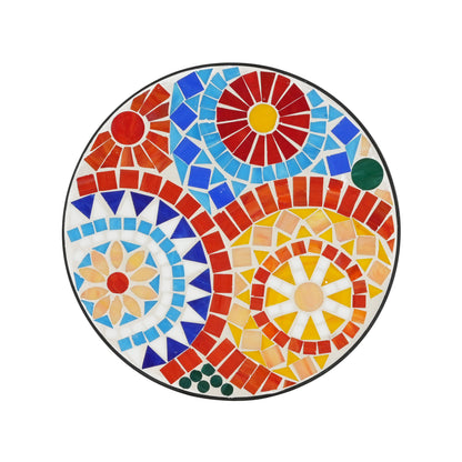 Outdoor Side Table,Colorful+Black image 6