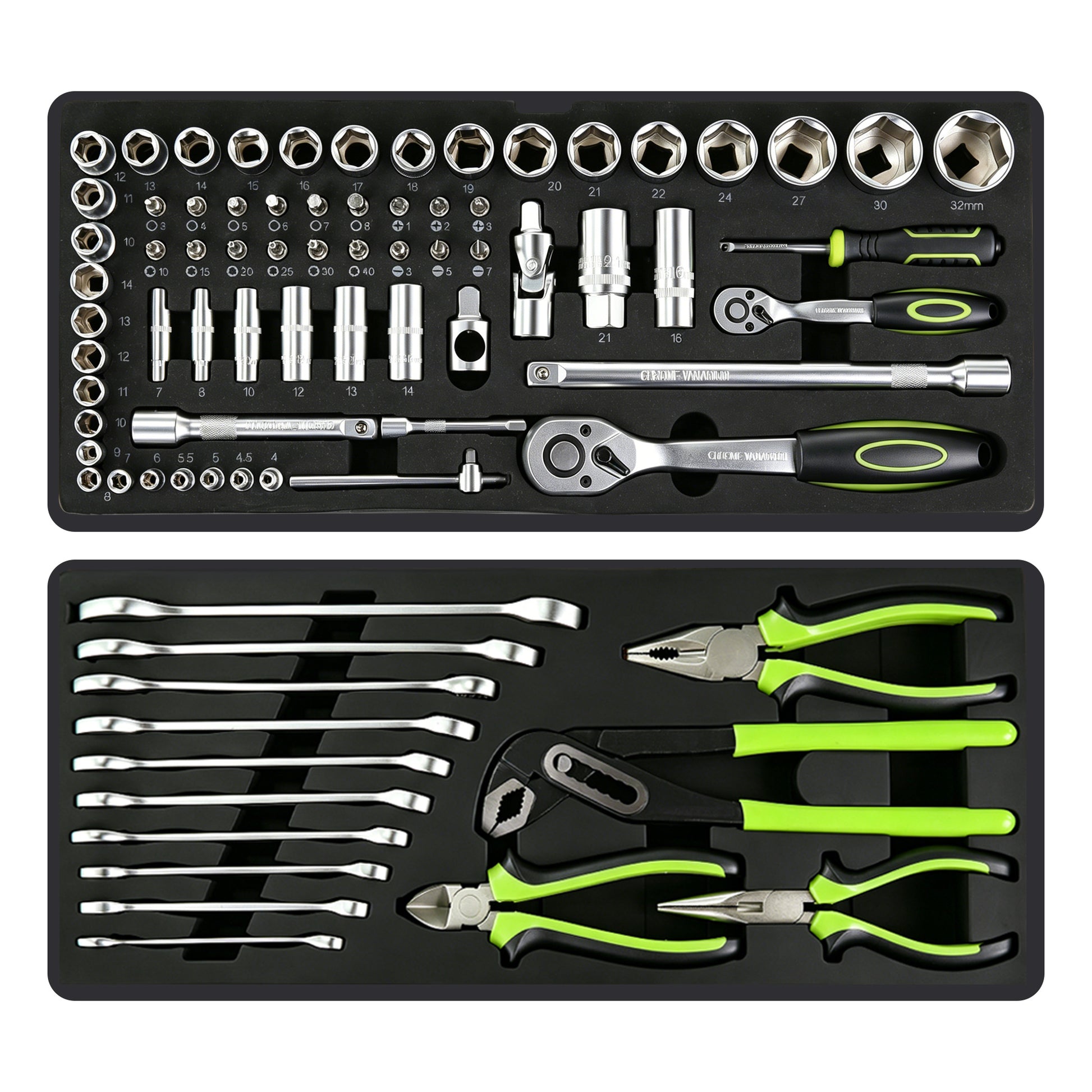 465-Piece Mechanics Tool Set with 3-Drawer Heavy Duty Metal Box Repair Tool Kit image 3