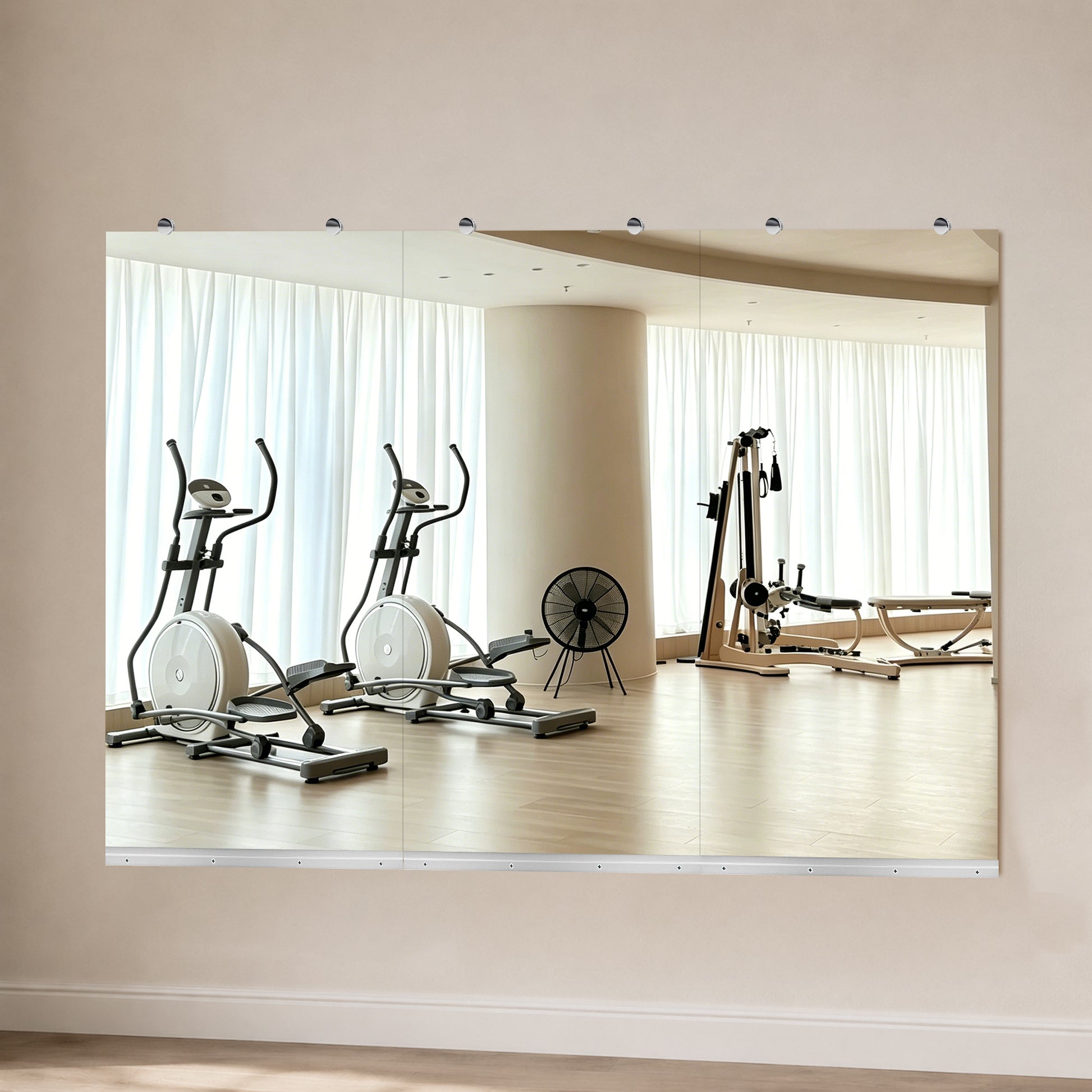 GYM MIRROR 24X48 INCH -3pcs image 1