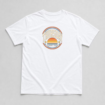 Thursday Almost There Club Retro Graphic T-Shirt, Workweek Humor Tee - image 5