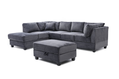 Perth G00235B-SC Sectional(Ottoman Not Include), Gray image 2
