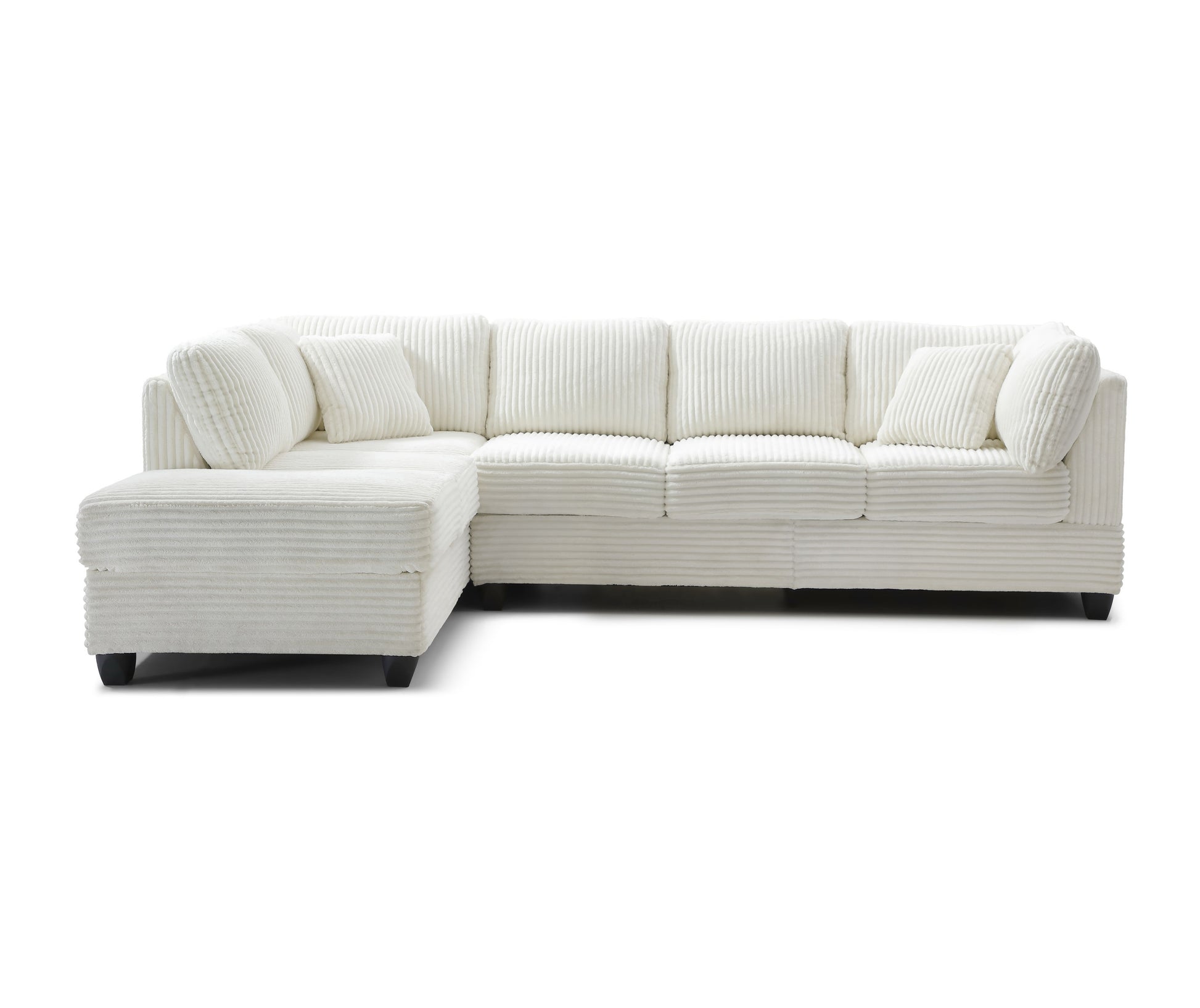 Perth G00239B-SC Sectional(Ottoman Not Include), White image 4