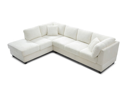 Perth G00239B-SC Sectional(Ottoman Not Include), White image 5
