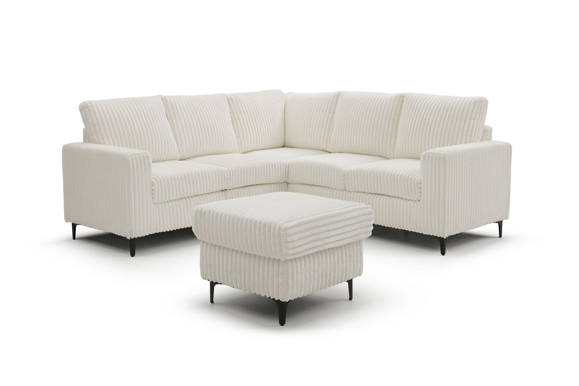Houston G00327B-SC Sectional(Ottoman Not Include), White image 1