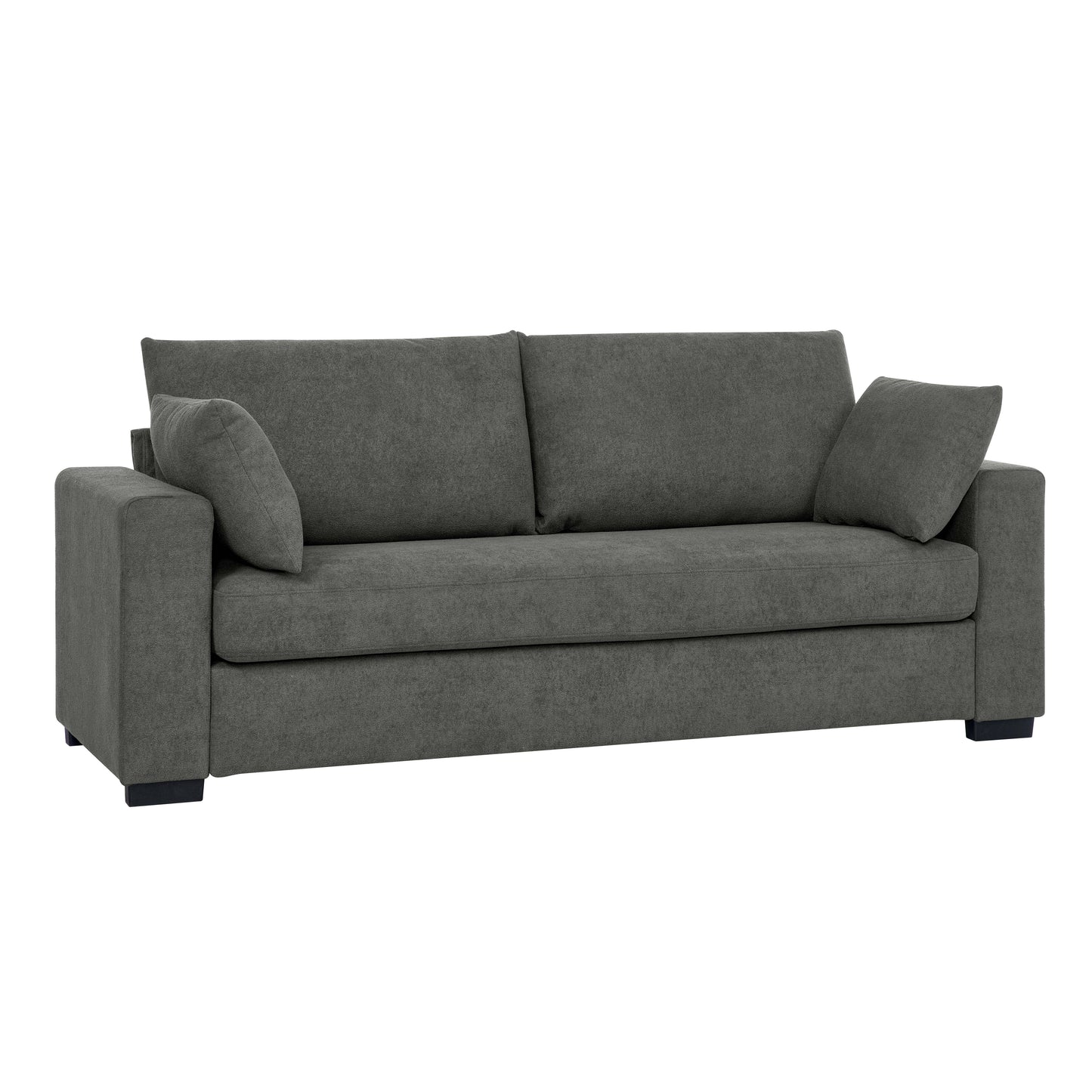 Upholstered Sofa with Toss Pillows image 4