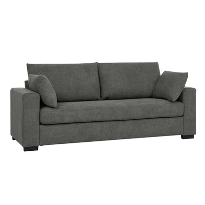 Upholstered Sofa with Toss Pillows image 4