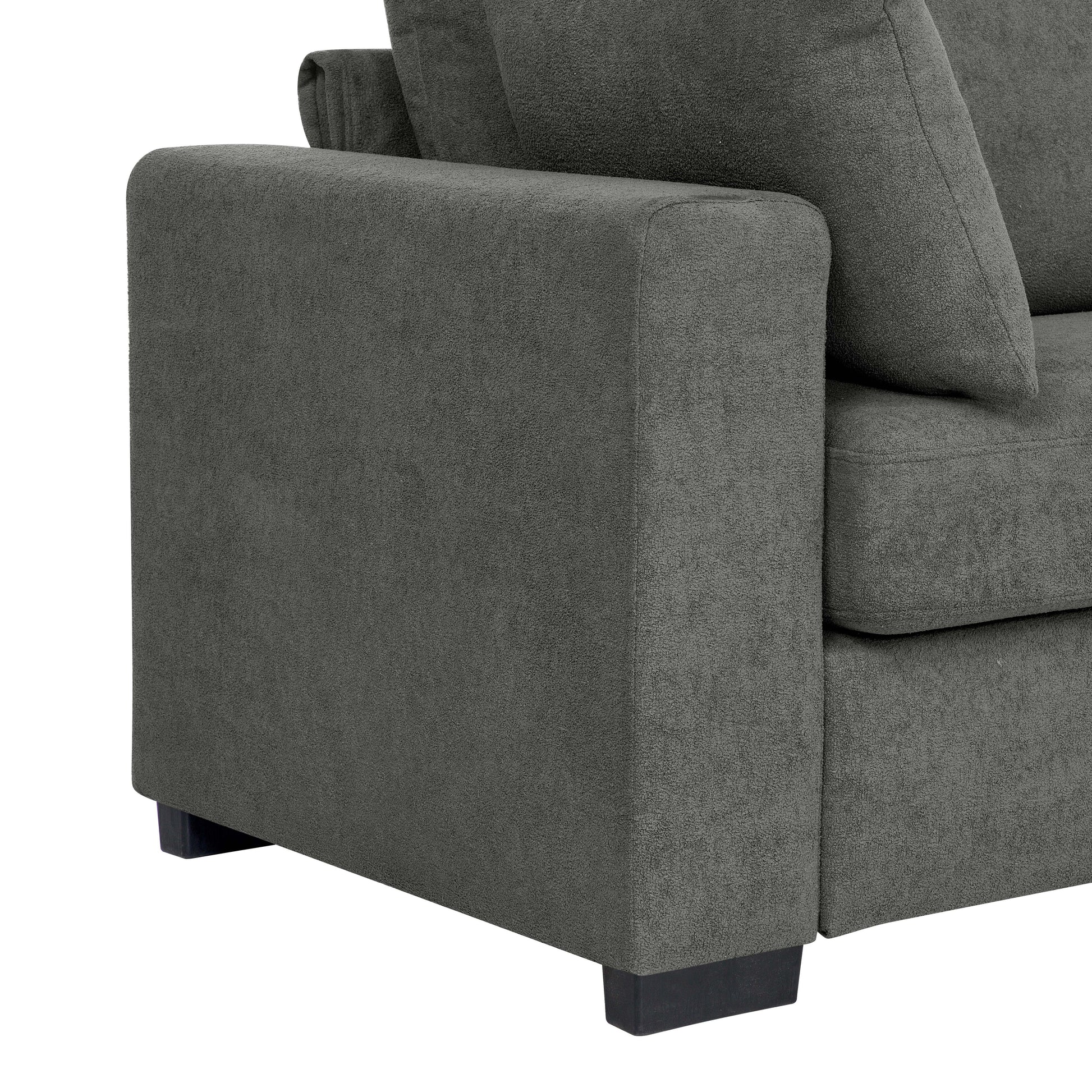 Upholstered Sofa with Toss Pillows image 6