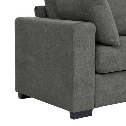 Upholstered Sofa with Toss Pillows image 6