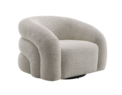 Irma Gray Boucle Chair W/Swivel image 3