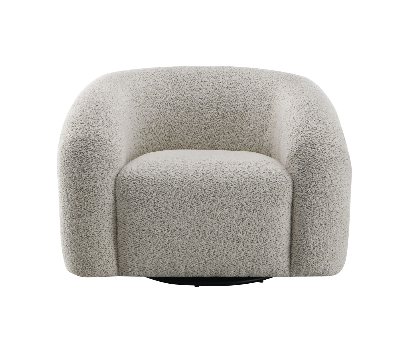 Irma Gray Boucle Chair W/Swivel image 4
