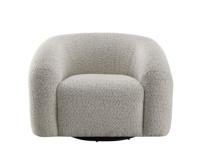 Irma Gray Boucle Chair W/Swivel image 4