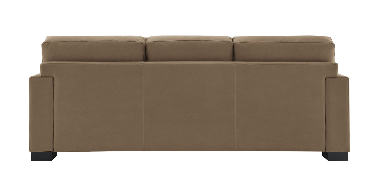 Darya Brown Suede Fabric Sofa w/4 Pillows image 7