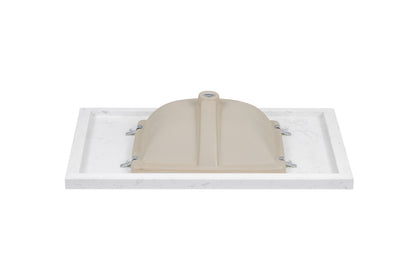 37'' Engineered Stone Vanity Top with Undermount Sink image 2