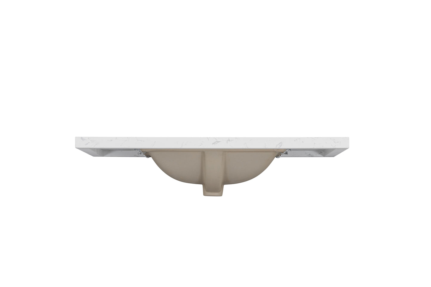 37'' Engineered Stone Vanity Top with Undermount Sink image 5