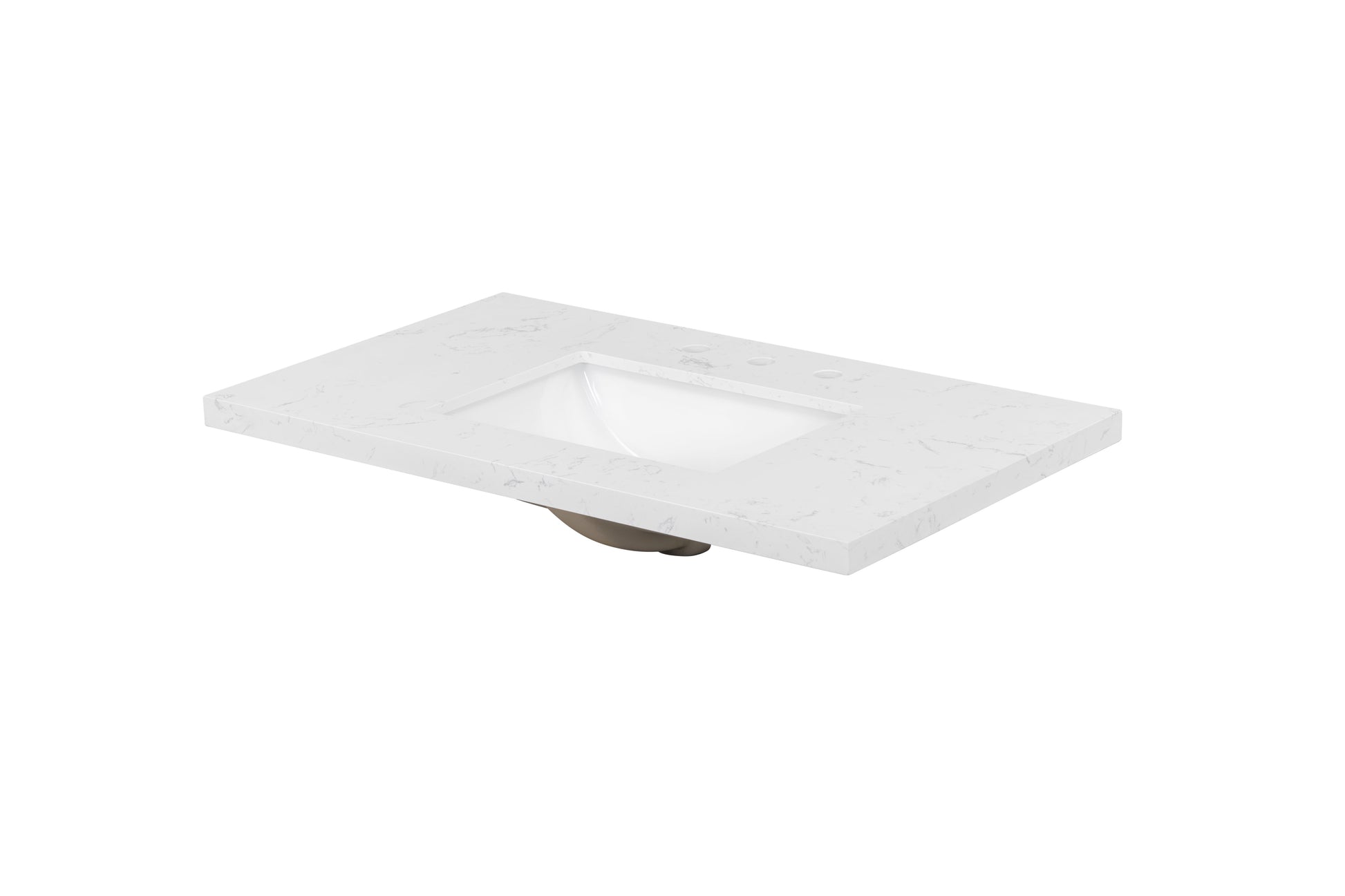 37'' Engineered Stone Vanity Top with Undermount Sink image 7