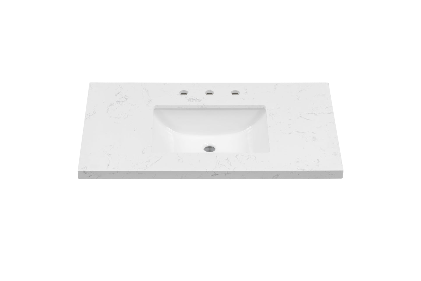 37'' Engineered Stone Vanity Top with Undermount Sink image 8