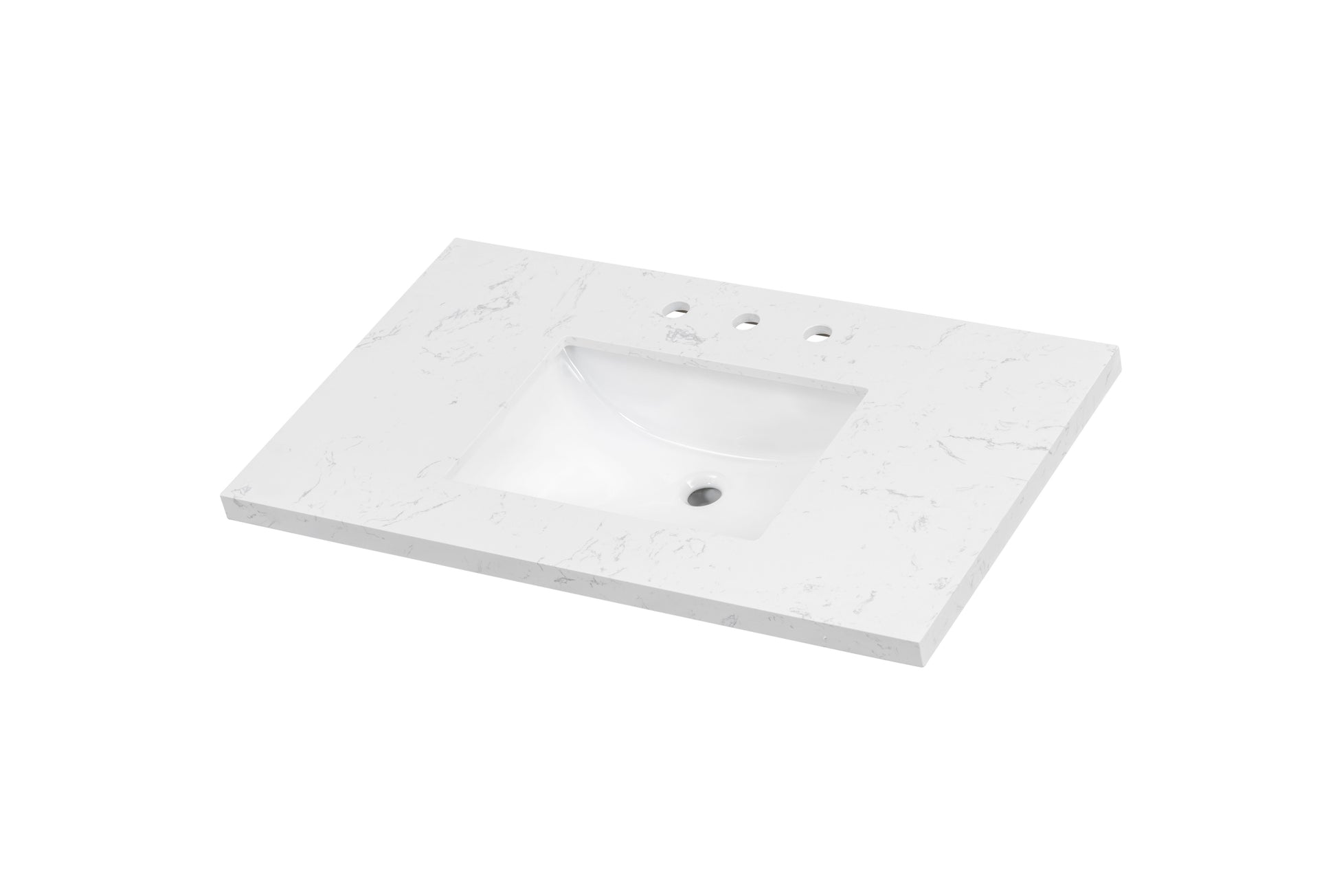 37'' Engineered Stone Vanity Top with Undermount Sink image 9