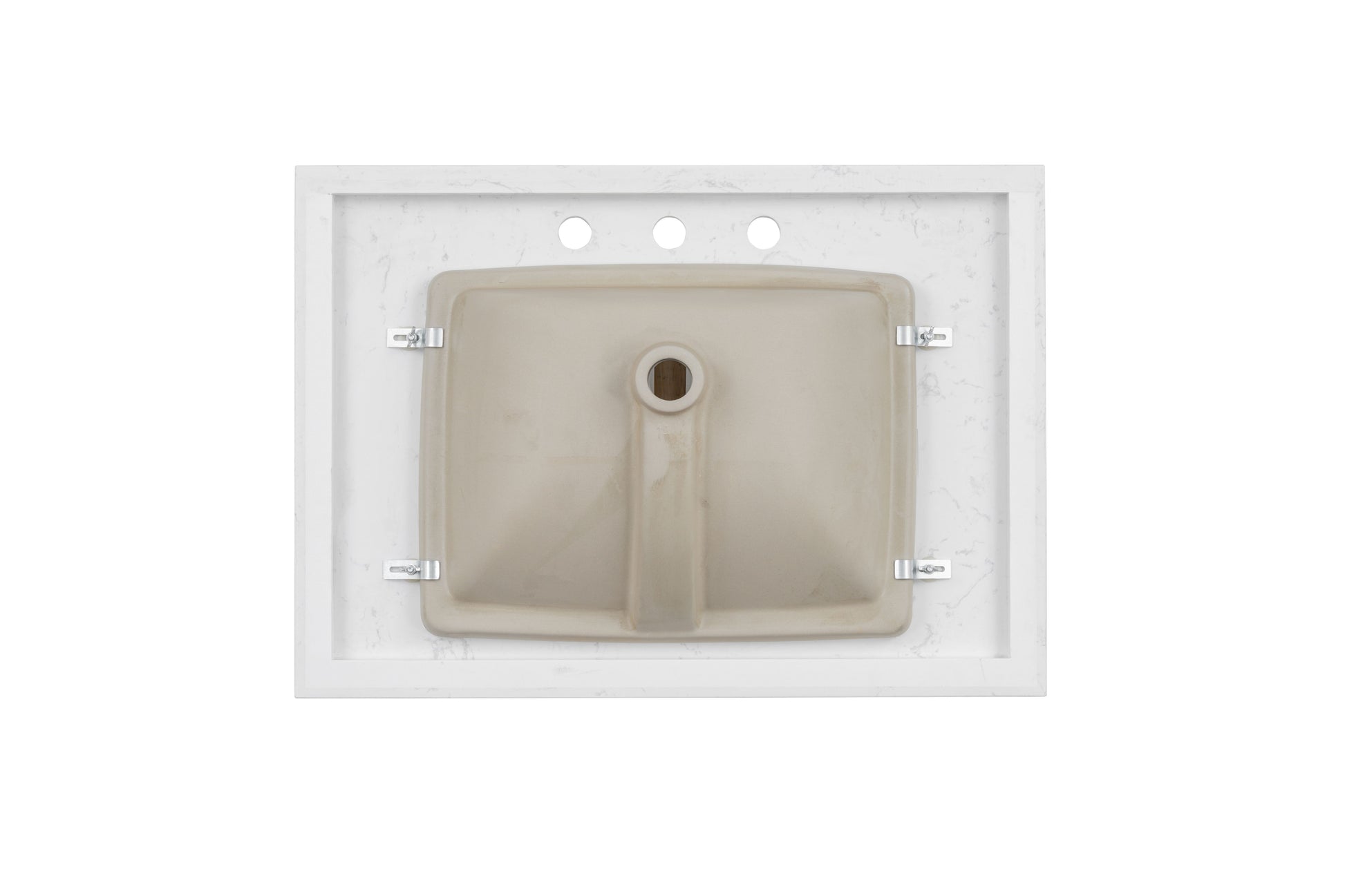 31'' Engineered Stone Vanity Top with Undermount Sink Quartz image 3