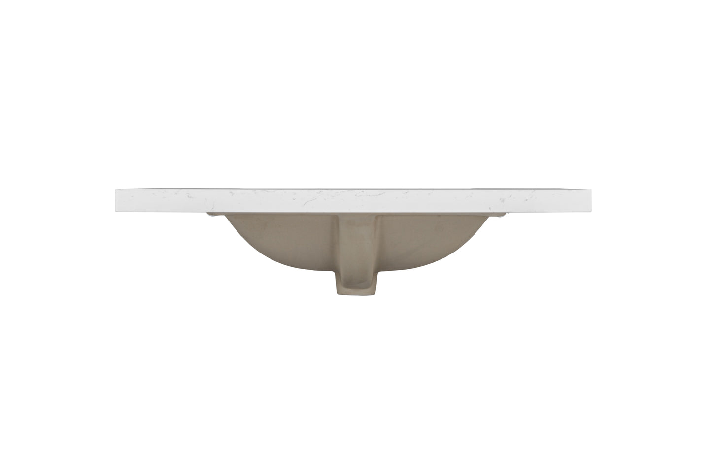 31'' Engineered Stone Vanity Top with Undermount Sink Quartz image 5