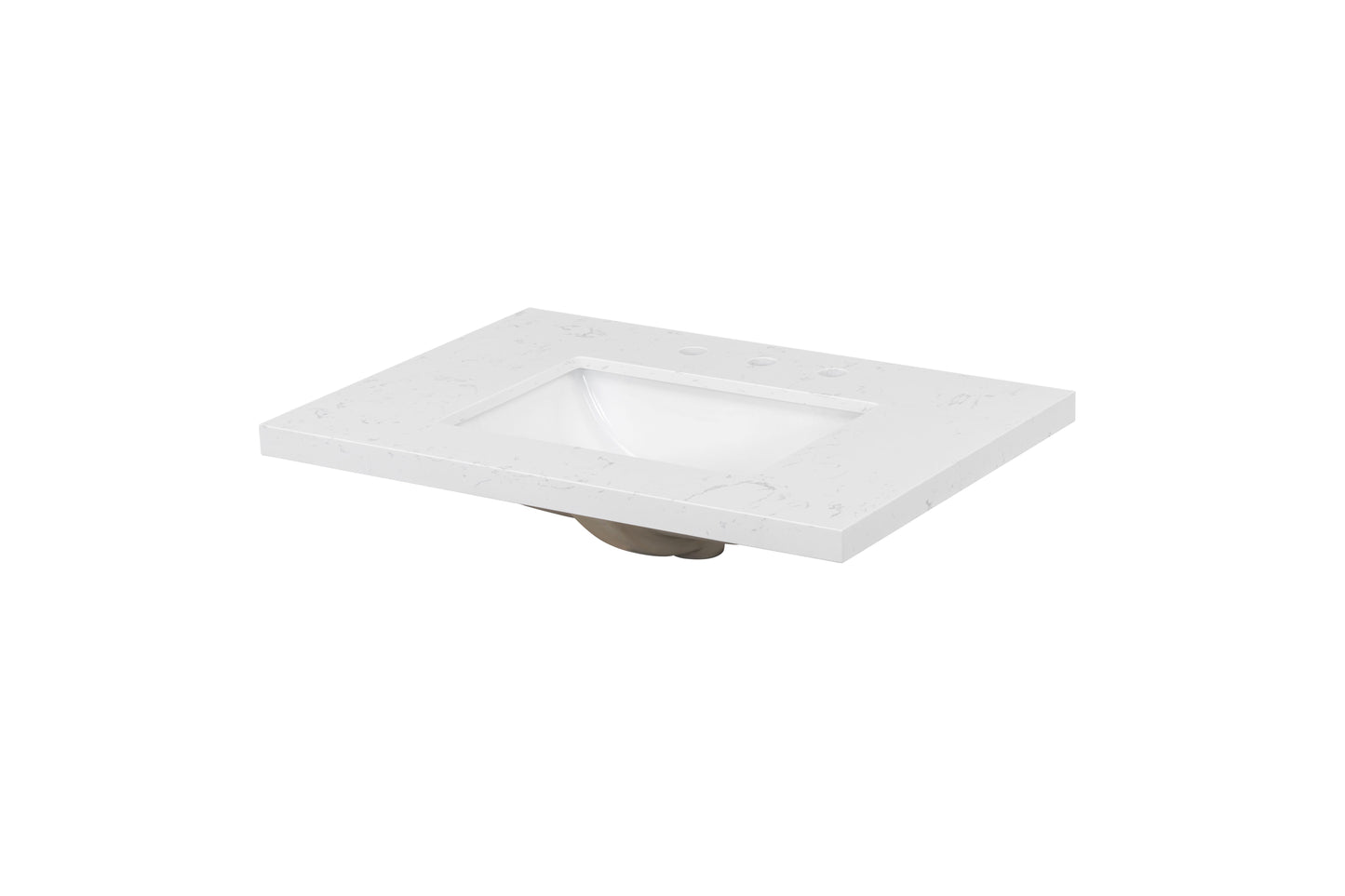 31'' Engineered Stone Vanity Top with Undermount Sink Quartz image 7