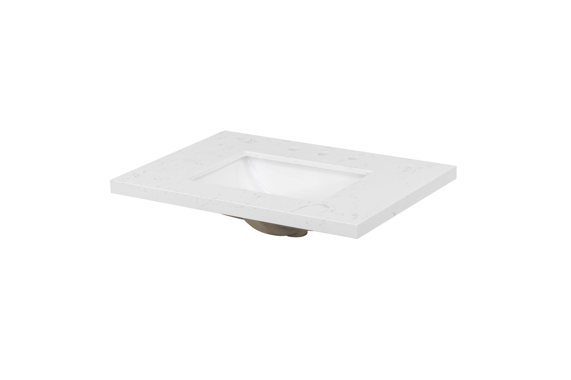 31'' Engineered Stone Vanity Top with Undermount Sink Quartz image 7