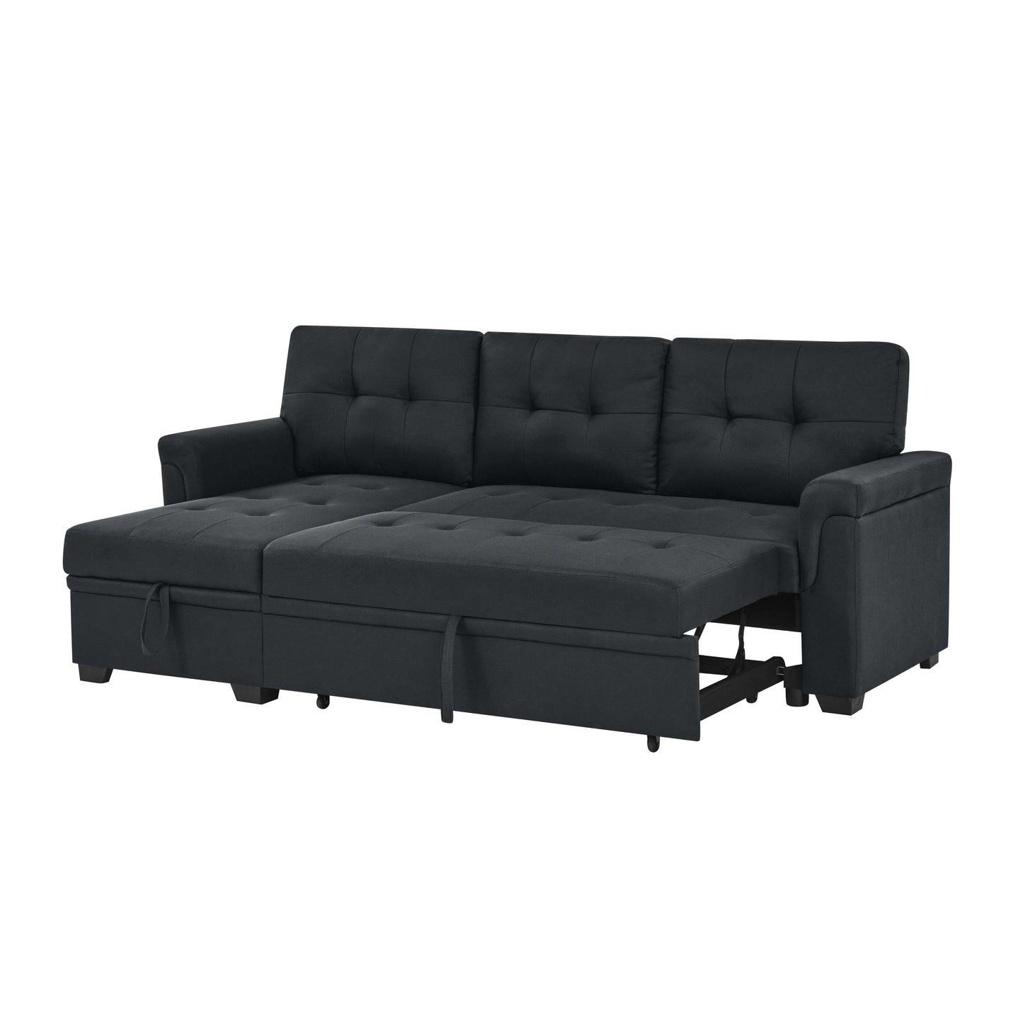 86'' Upholstered Pull-Out Sofa Bed image 2