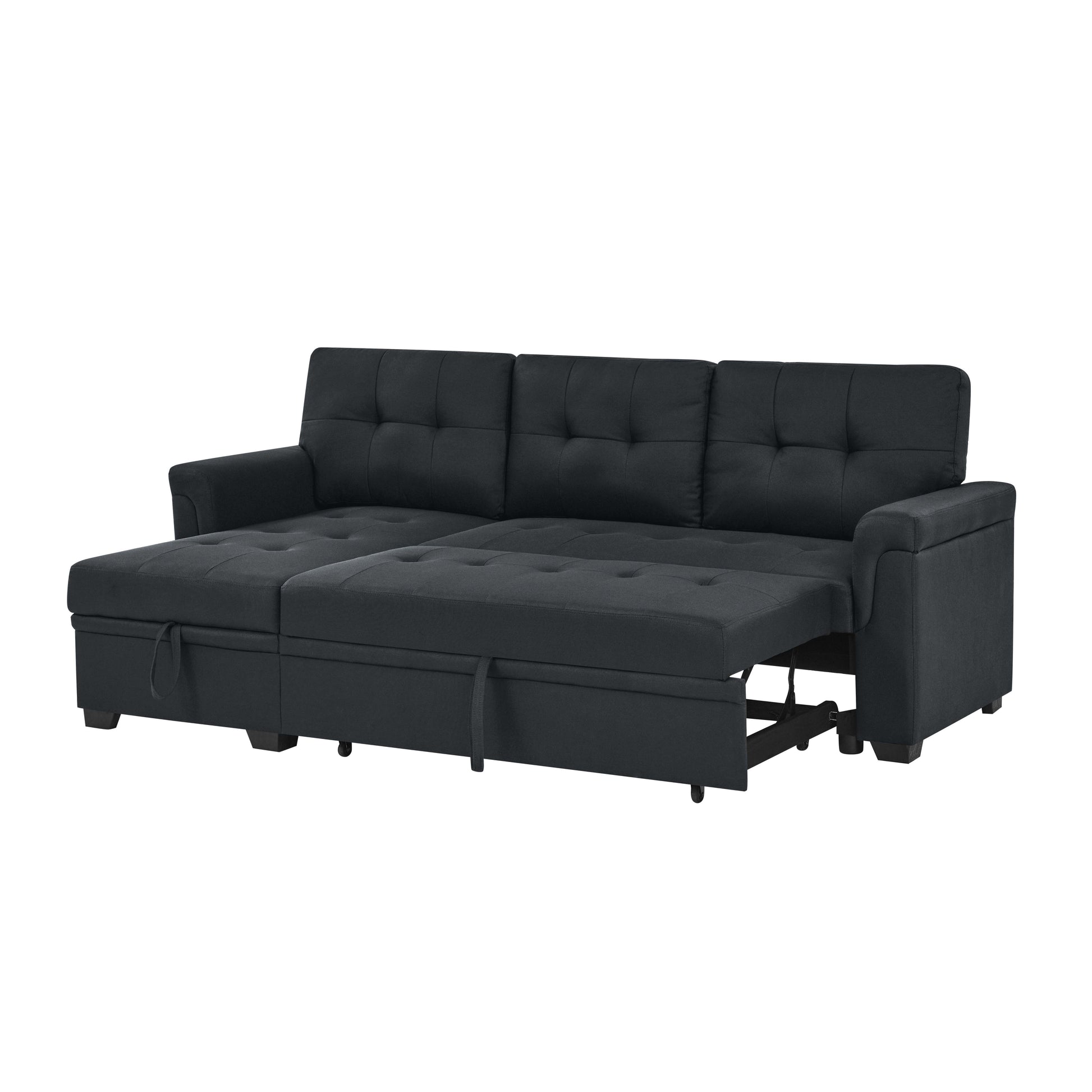 86'' Upholstered Pull-Out Sofa Bed image 2