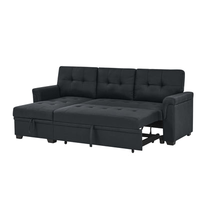 86'' Upholstered Pull-Out Sofa Bed image 2