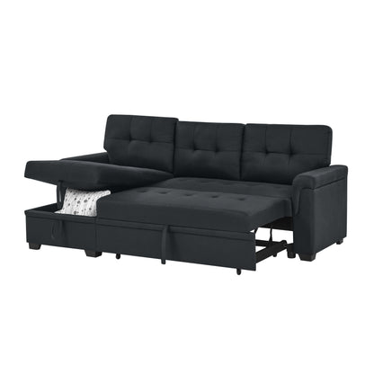 86'' Upholstered Pull-Out Sofa Bed image 3