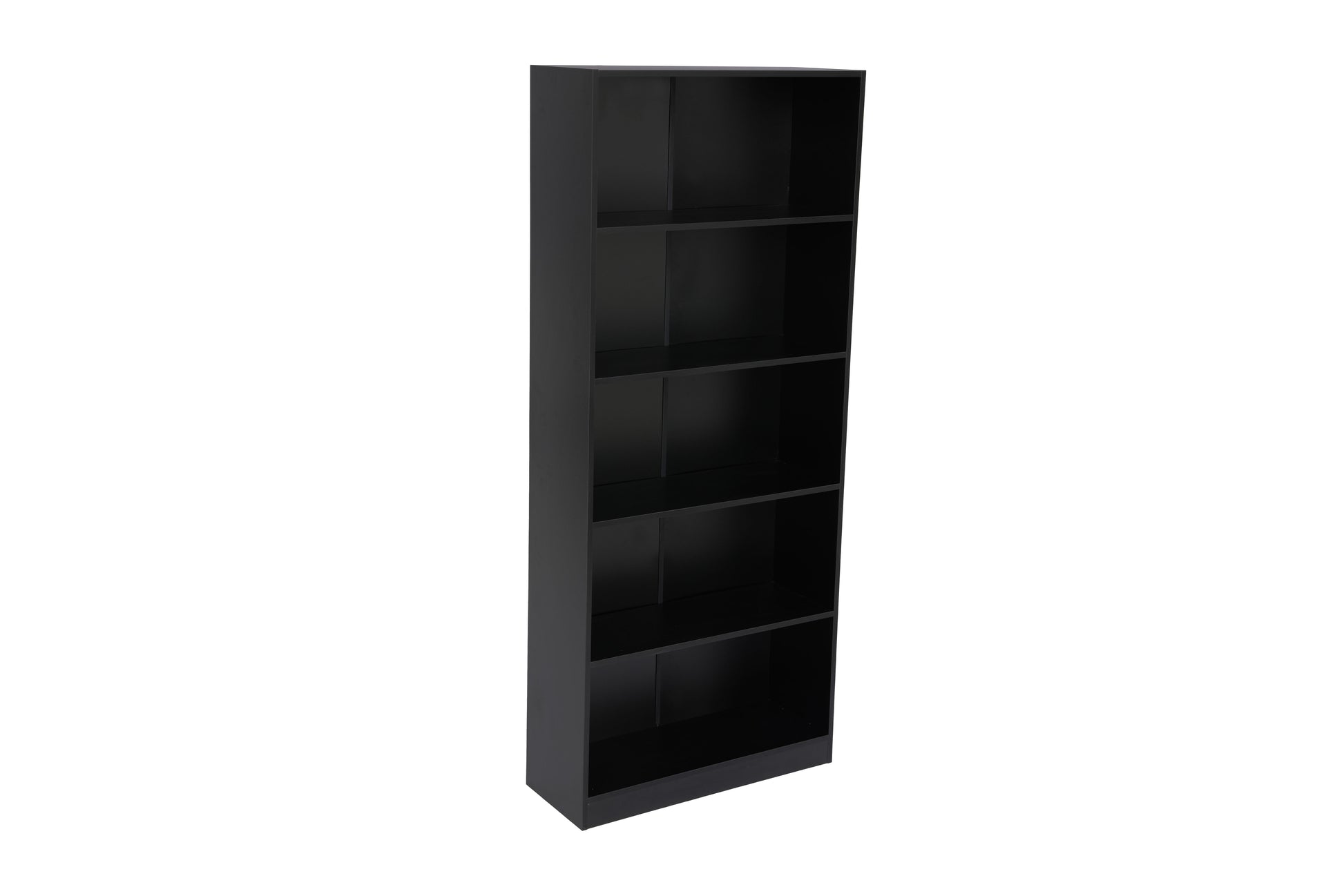5-Tier Bookshelves Storage Cabinet Black image 11