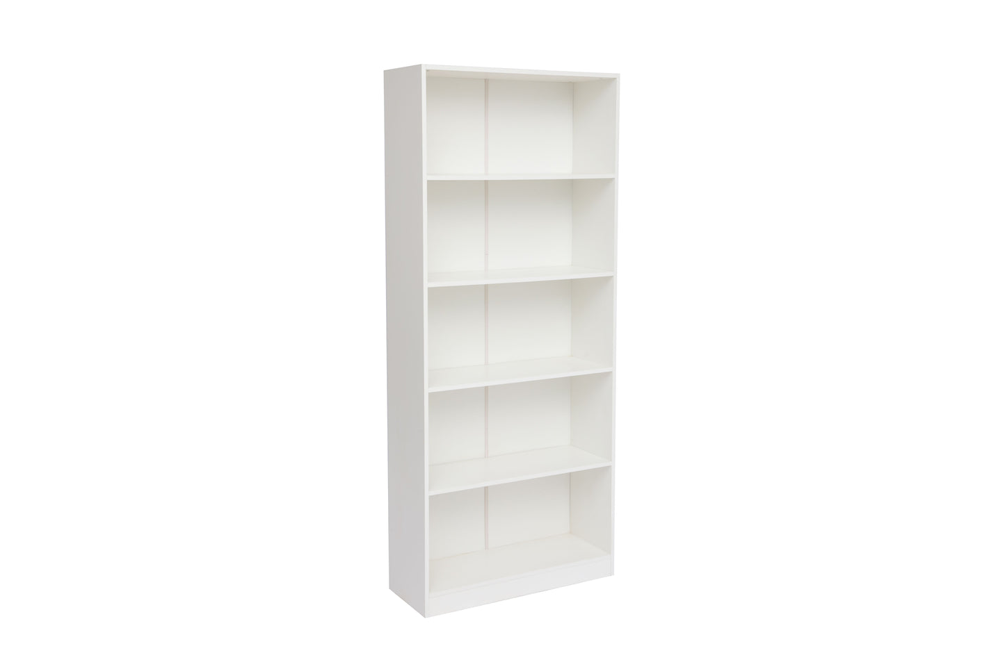 5-Tier Bookshelves Storage Cabinet White image 9