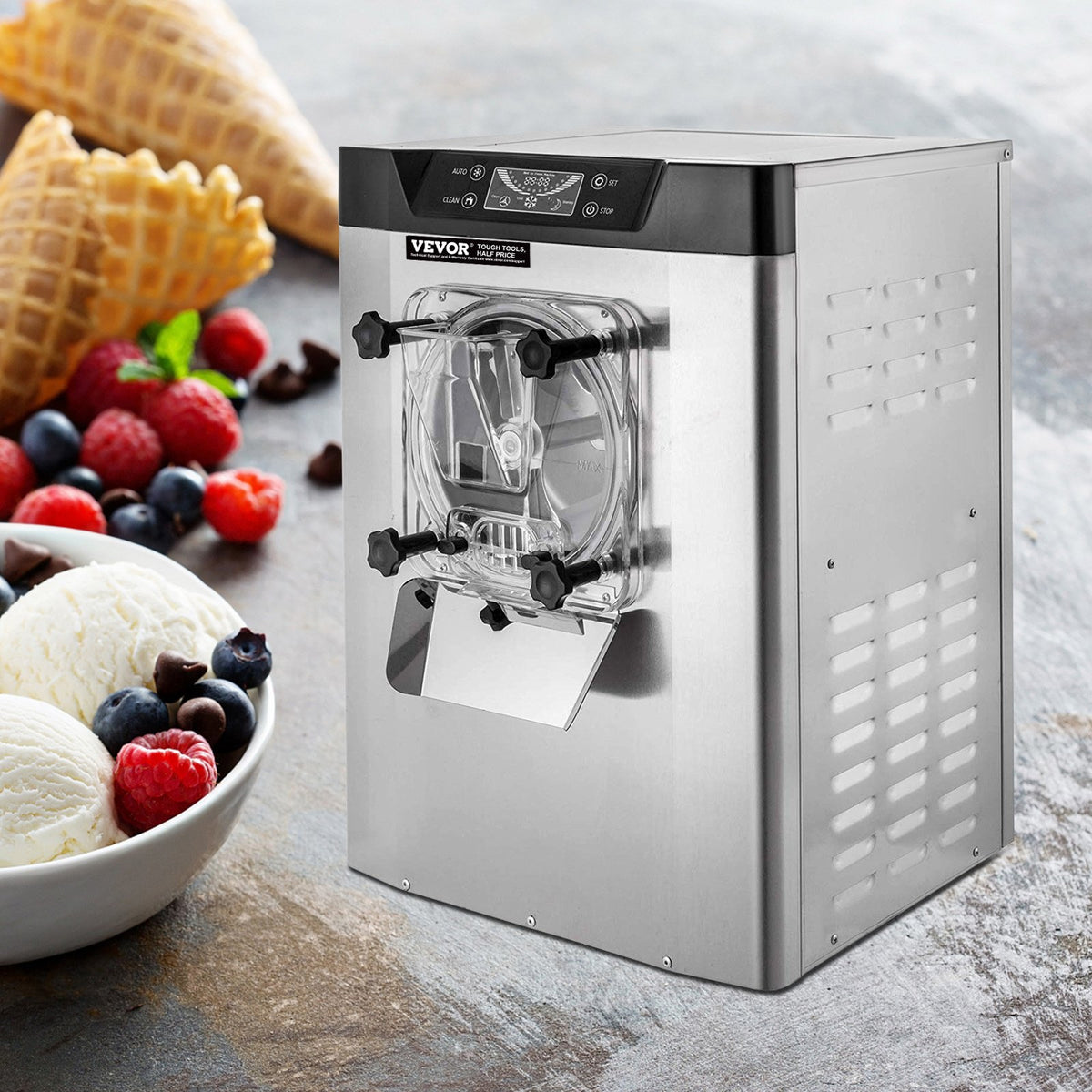 VEVOR YKF-618 Countertop Hard Ice Cream Machine, 4.2 L Cylinder - view 4