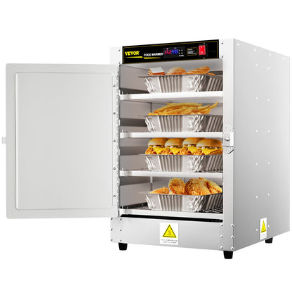 VEVOR Hot Box Food Warmer, Concession Warmer with Water Tray 16 x 22 x 24 inch