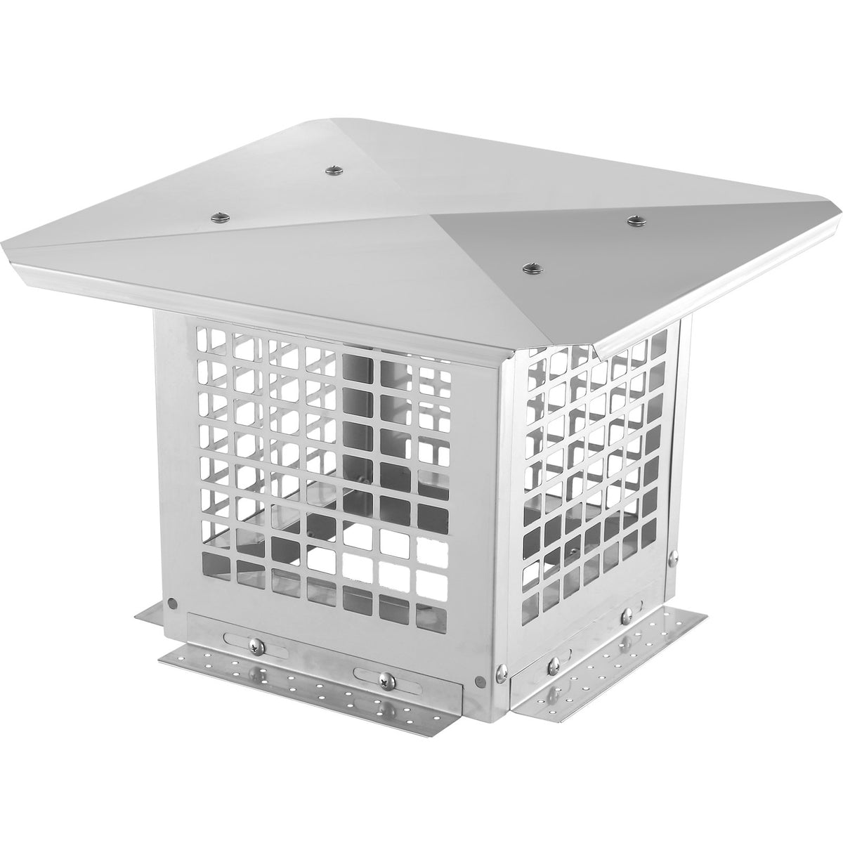 VEVOR Stainless Steel Chimney Cap & Flue Cover 9 x 9 inch
