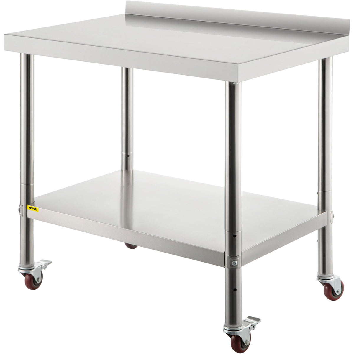 VEVOR Stainless Steel Prep Table 36 x 24 x 35 in